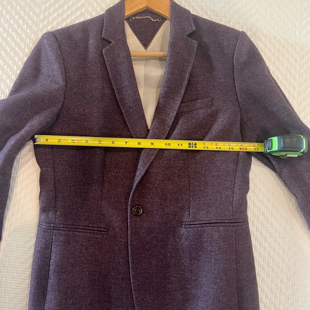 Massimo Dutti Purple Blazer - Picture 9 of 10